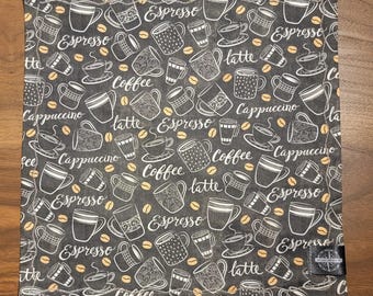 11x11 Kaffee Themen Mikrofaser EDC Hank