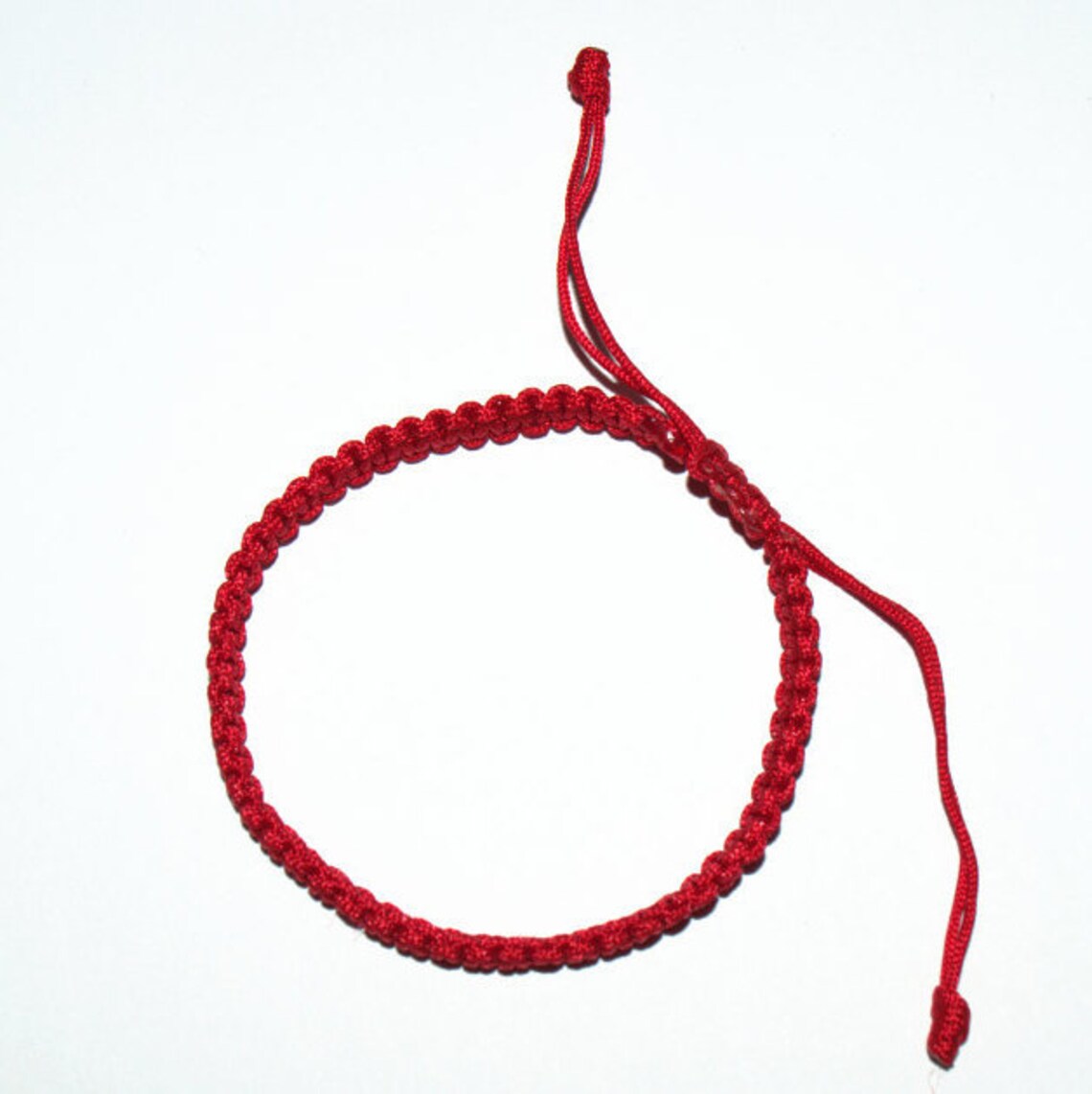 Basic Red Chinese Traditional Bracelet Etsy