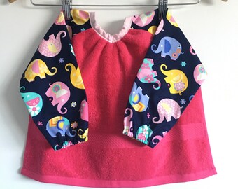 Long sleeve bib 4-18 months