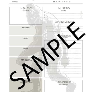 Bigfoot Daily Planner