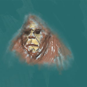 Bigfoot Watercolor