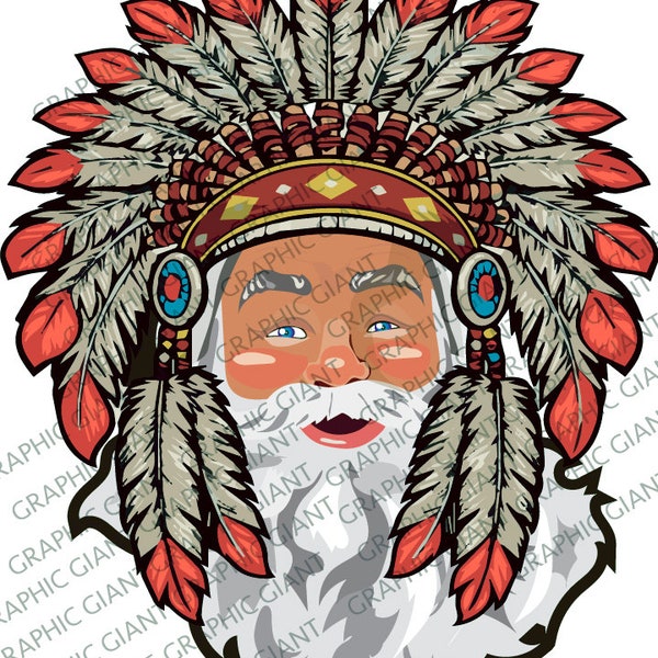 Native American Santa Etsy