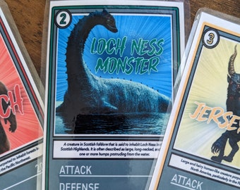 Cryptid Trading Cards - Etsy