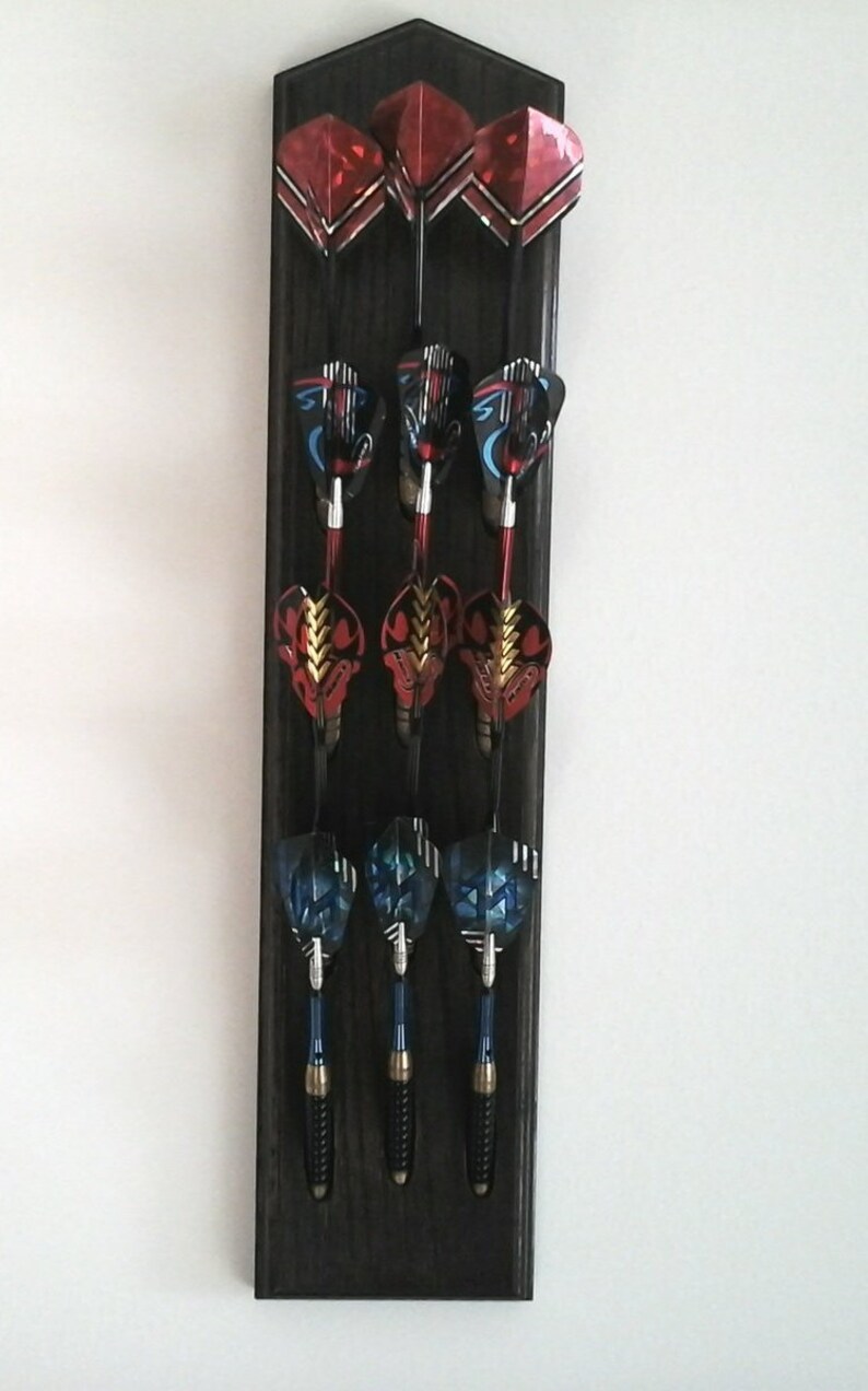 Dart Holder Wall Mount Darts Display Storage Rack. Game Room Etsy