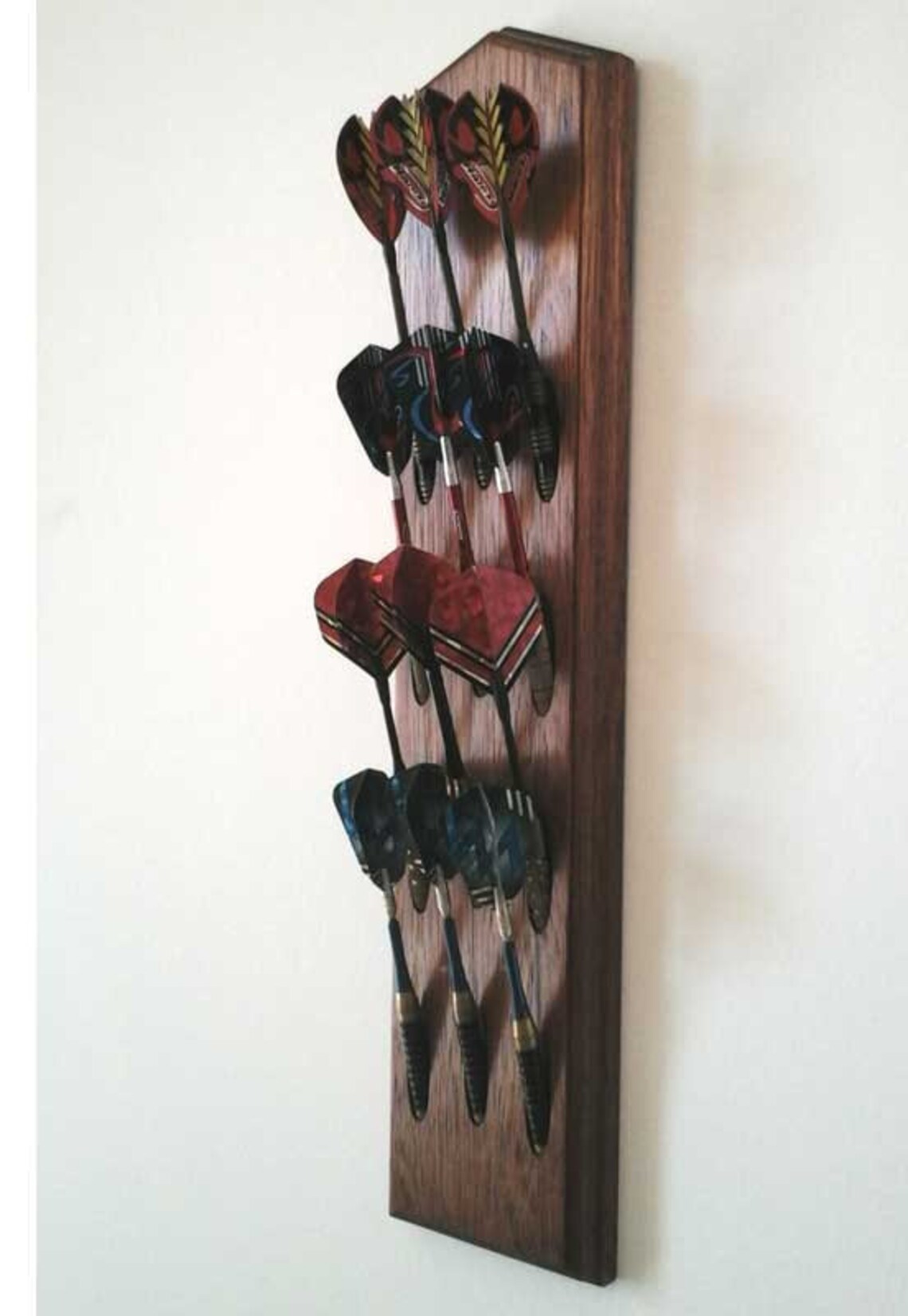 Dart Holder Wall Mount Handmade Dart Display Rack. Game Room Etsy