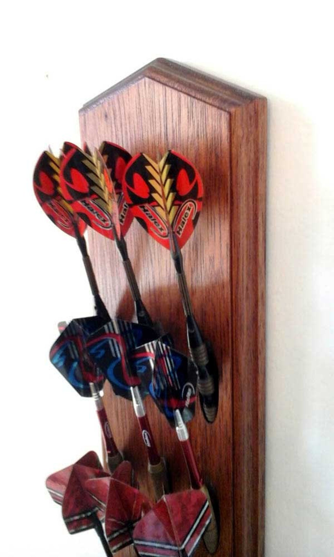 Dart Holder Wall Mount Handmade Dart Display Rack. Game Room Etsy