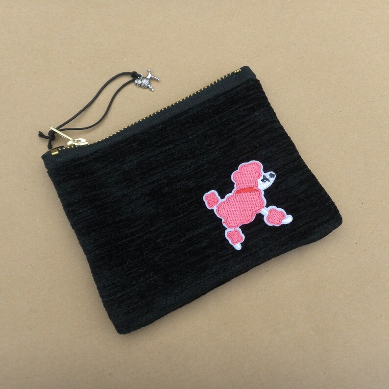 pink poodle purse