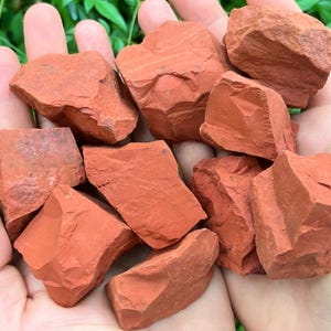 Red Jasper Rough Natural Stones-Raw Red Jasper Stone-Multiple Quantities Are Available-Rough Red Jasper