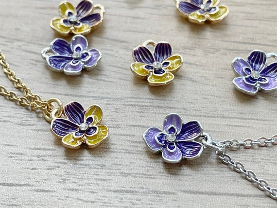 Mia Crystal Pansy Pin Mia Crystal Pansy Pin