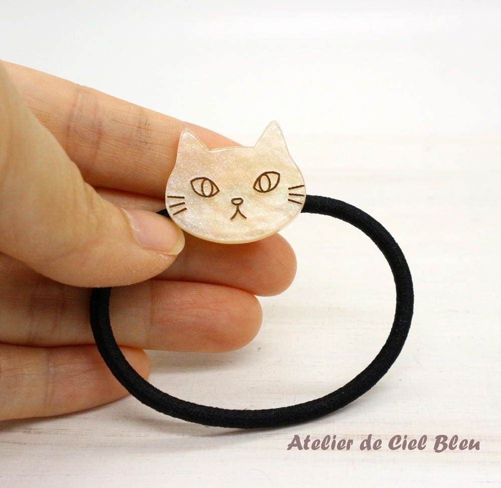 Cat Hairband Cat Head Hairband Cat Hair Ties Cat Hair Etsy