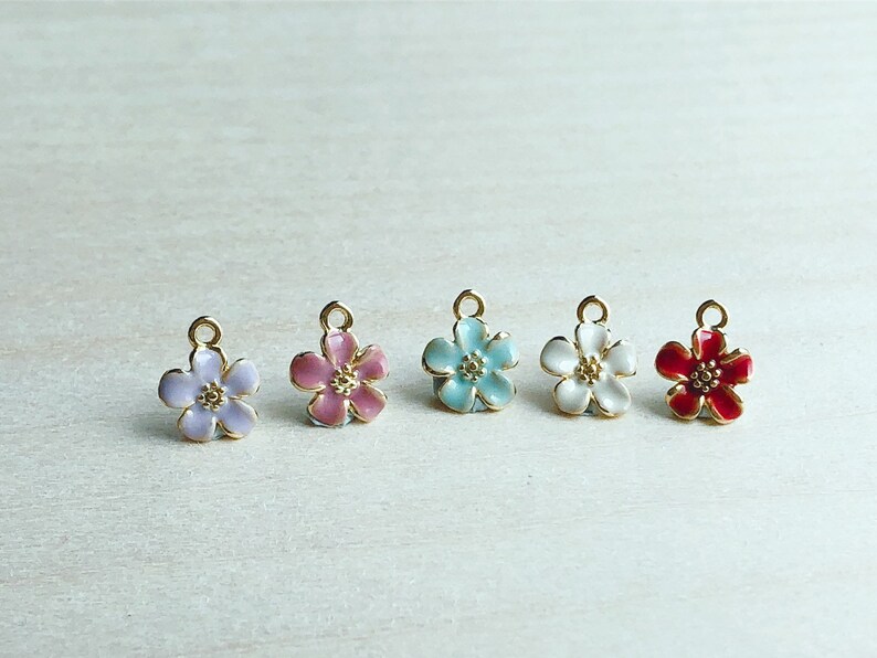 Choose Your Own Flower Tiny Enamel Flower Budgie Earrings Tiny Gold Plated Green /& Yellow Enamel Budgies Bird Jewelry Bird Earrings