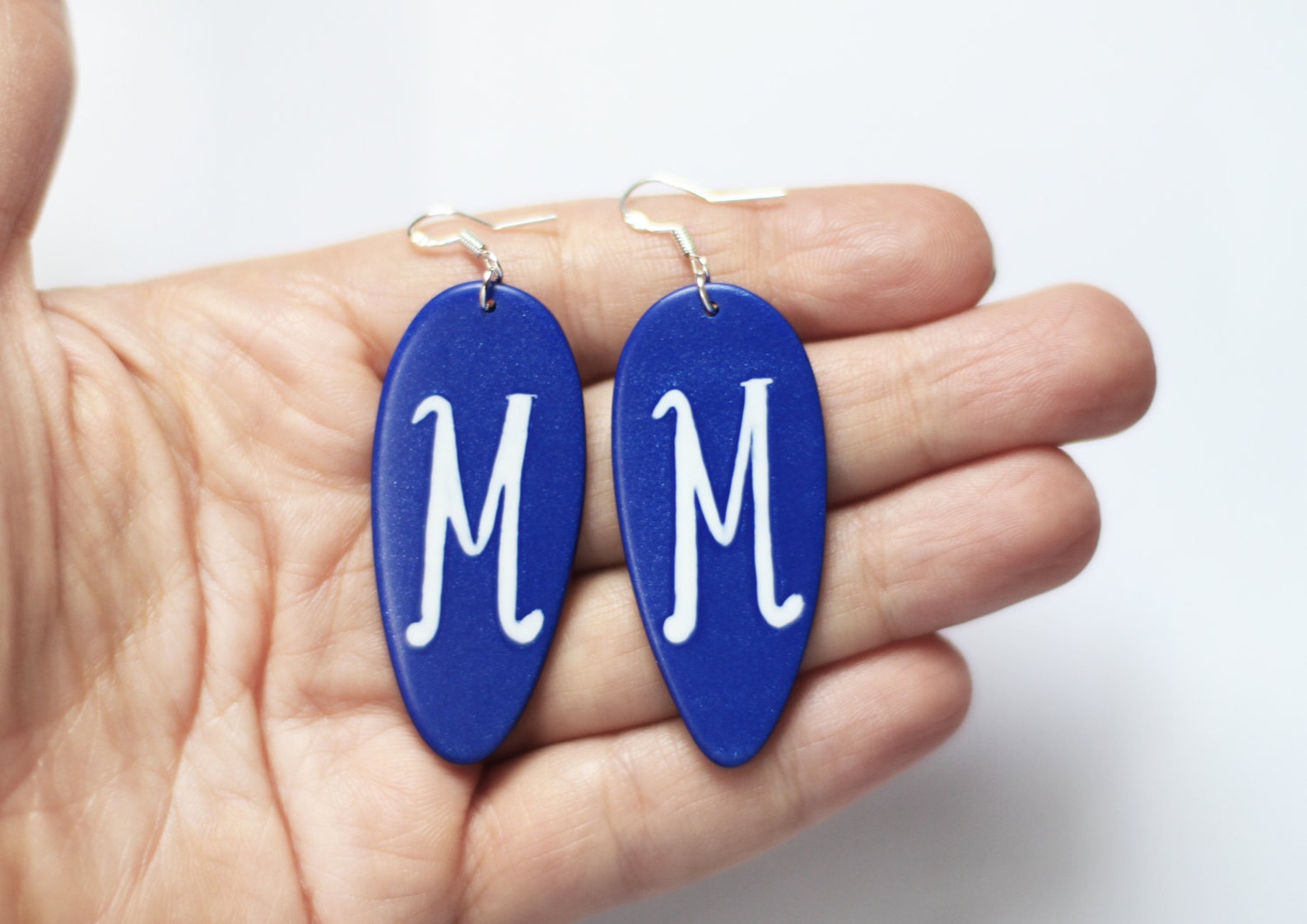 Custom Initial Earrings Personalized Earrings Custom Earrings Letter ...