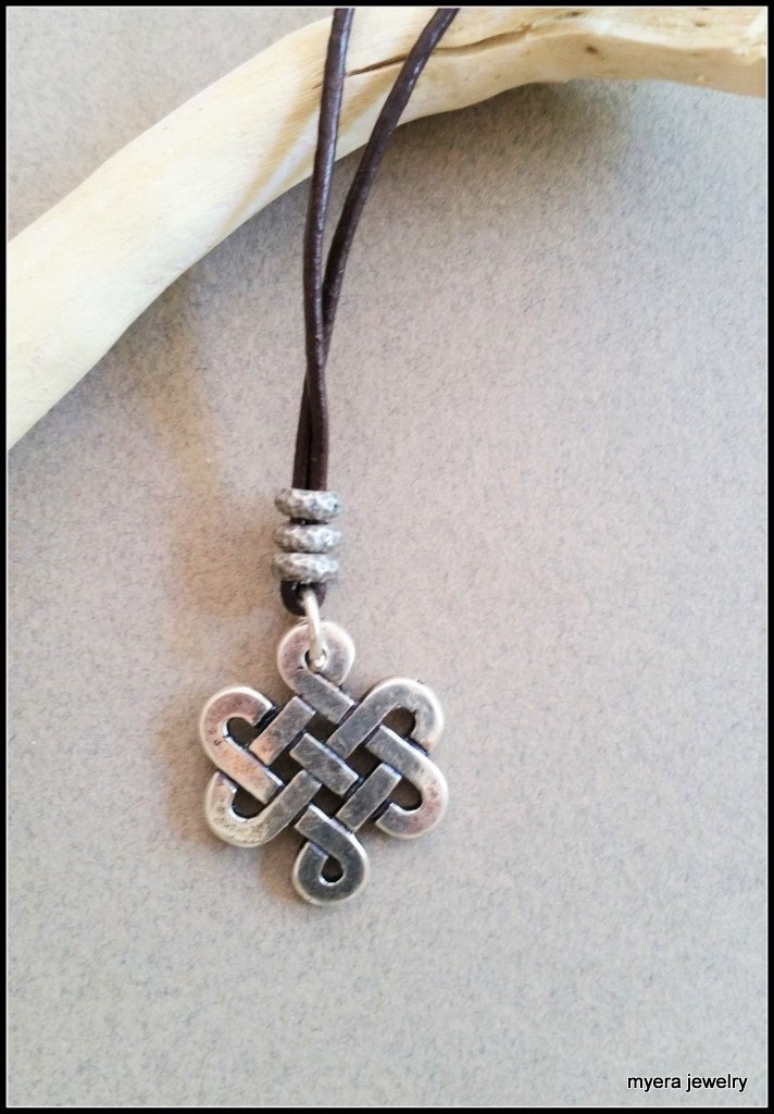 Men Celtic Knot Infinity Necklace Infinity Pendant for Men Etsy