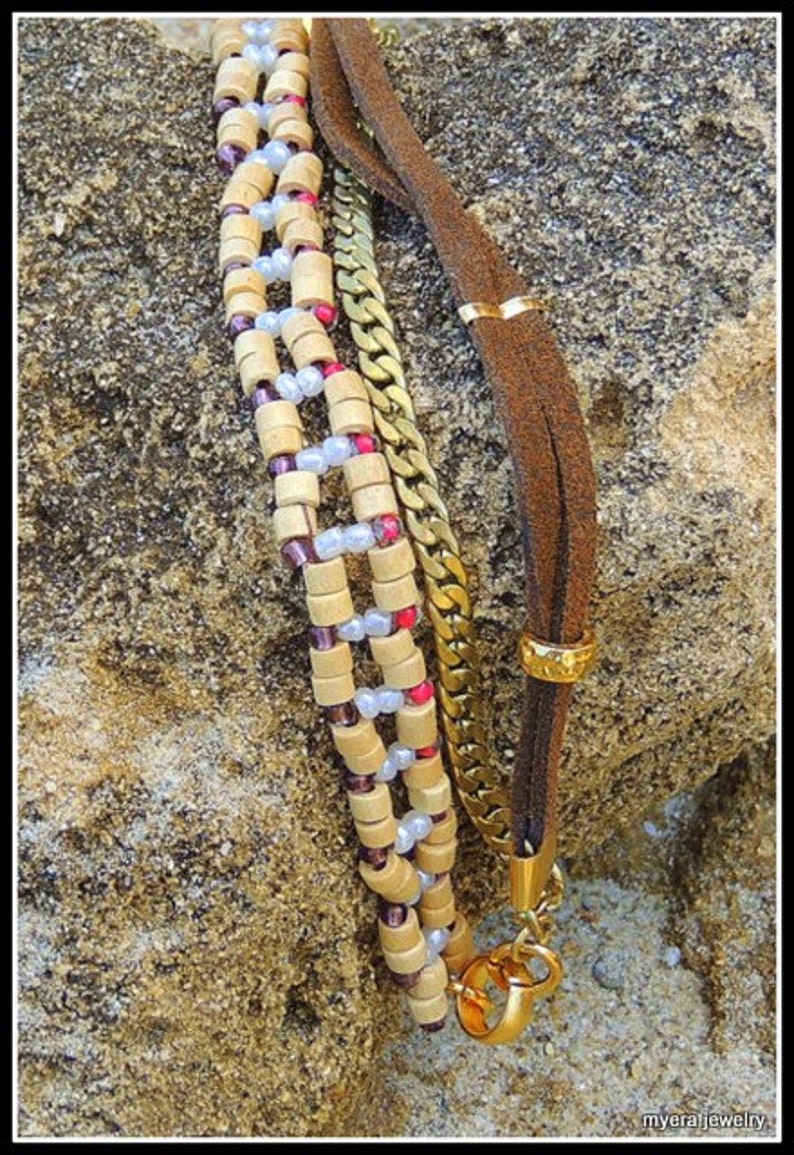 Boho Womens Anklet Leather Anklet Anklet For Women Multiwrap Anklet Yoga Anklet Hippie Bracelet Surfer Anklet Beach Anklet