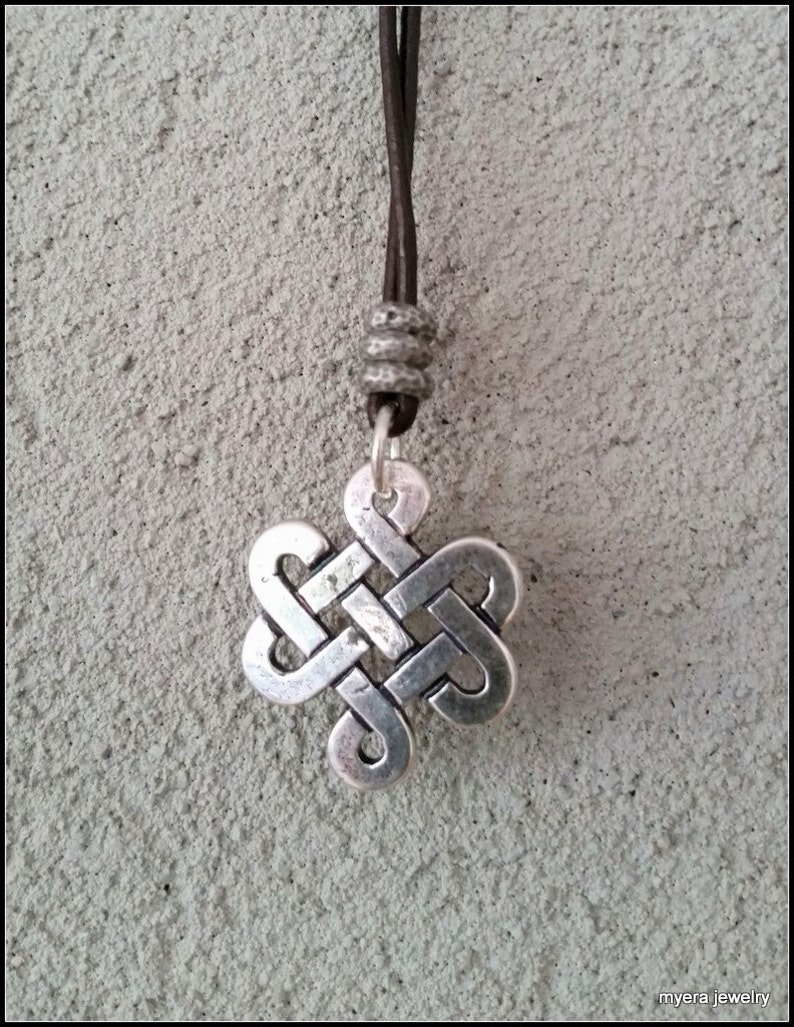Silver Celtic Infinity Necklace for Women