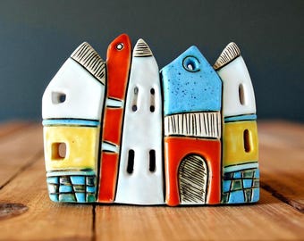 陶器の壁掛け、粘土の壁飾り、気まぐれな陶芸アート、壁掛け、素朴芸術