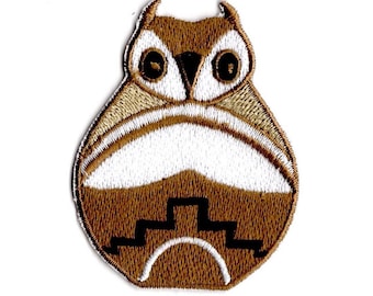 Owl Patch Embroidered Iron On Native  Style Owl Bird Applique Patch by MagicPatches&More!