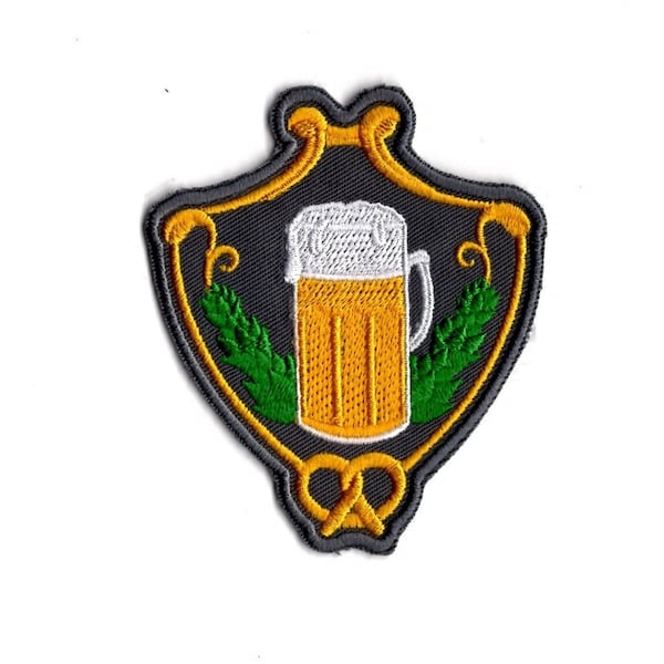 Beer Patch   Embroidered Iron on German Beer Festival Crest Travel Souvenir Patchby magicpatchesandmore!