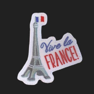 Opstrijkpatch Eiffeltoren - reissouvenir Parijs | Viva La France| MagicPatchesAndMore
