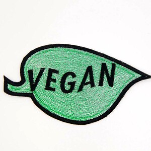 Vegan Iron-On Patch | Hand Finished Plant-Based Design Canada-Made by MagicPatches&More!