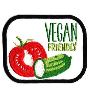 Vegan-Friendly Embroidered-Based Delight: Iron-On Patch by MagicPatchesAndMore!