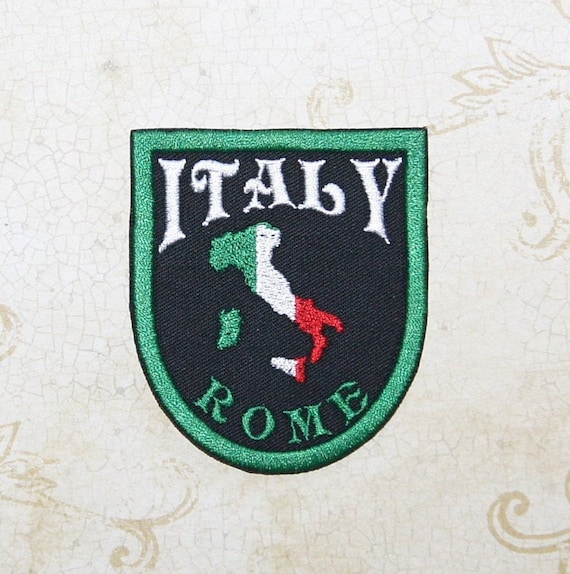 Embroidered Patch Badge AS Roma Italy Iron On Sew On Sports Mem, Cards & Fan Shop Soccer ...
