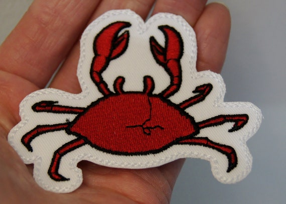 Red Crab Embroidered Quick-Dry Towel Set