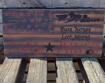 Your Custom Information Painted On This Sign at No Extra Charge to You,Creativity Is Always Free,Hand Painted Custom Sign,Painted Coal Miner