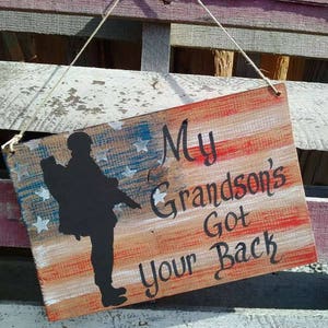 Your Custom Information Painted On This Sign at No Extra Charge to You,Creativity Is Always Free,Hand Painted Custom Sign,My Love Has ur Bac