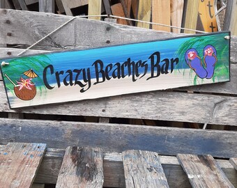 Beach bar Sign,Beach lovers Sign,Beach Sign,Boating Sign,Camping decor,Custom Personalized Sign,Water Way Of Life,Custom