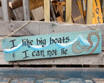 Tow Boat Worker Sign Living On The Water Water Way Of life Tow Boat Wife Sign Tow boat Husband Gift Tow Boat Captain Gift Painted Tow boat