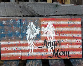 Your Custom Information Painted On This Sign at No Extra Charge to You,Creativity Is Always Free,Hand Painted Custom Sign,USA Flag Gift