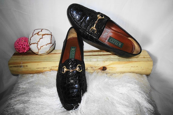 gucci mens crocodile shoes