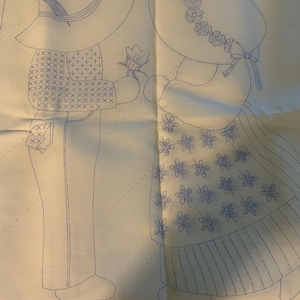 Boy and Girl. cross stitch Quilt Blocks (5)