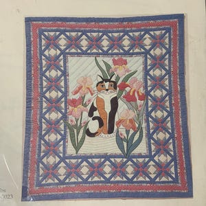 Cat In Garden Pattern (quilt)
