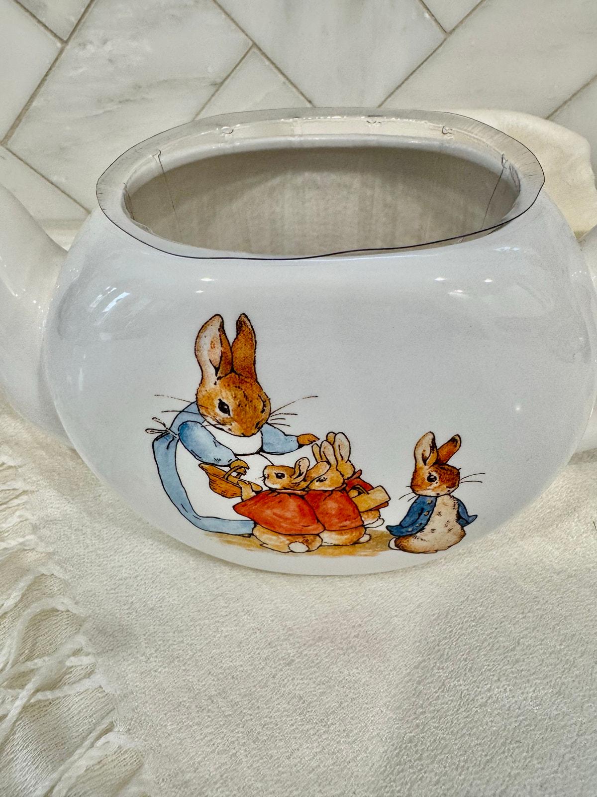 Peter Rabbit Ceramic Collection Beatrix Potter Peter Rabbit Ceramic Teapot – 1997 A Teubner Gift - Etsy