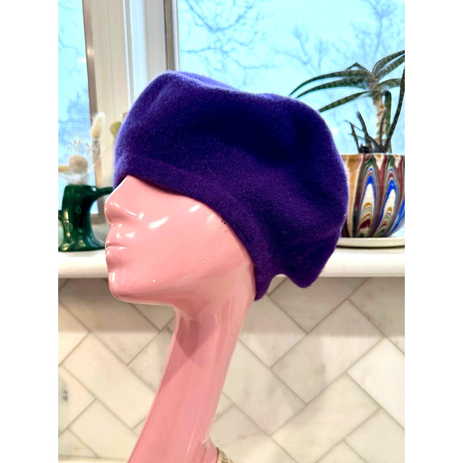 Vintage Oleg Cassini Wool Beret Hat Parisian Avant Garde Brown Dark  Academia Dark Academia Beret - Etsy main image 4