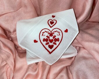 Handmade Sachet Made from A Vintage Handkerchief Hostess Gift Houswarming Birthday