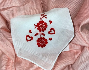 Handmade Sachet Made from A Vintage Handkerchief Hostess Gift Houswarming Birthday