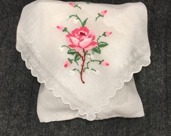 Handmade Lavender Sachet Made from An Antique Handkerchief Zero Waste