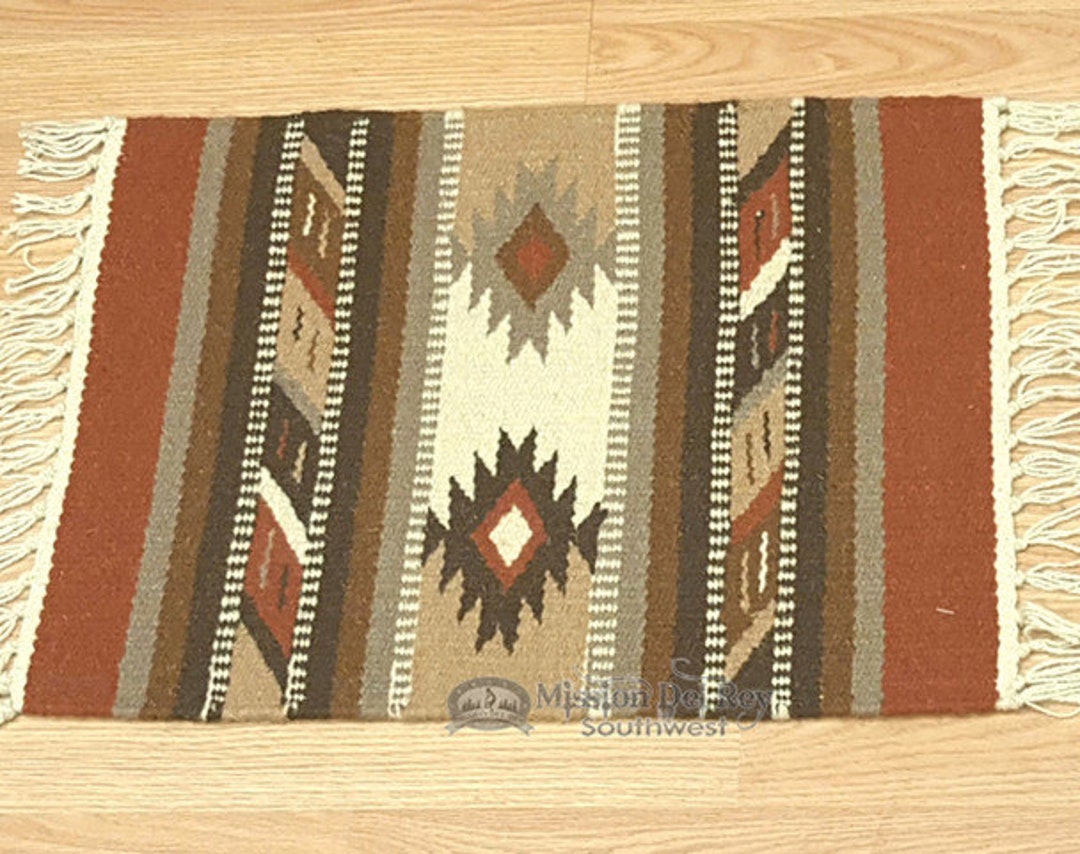 Wool Placemat Southwestern Design Etsy