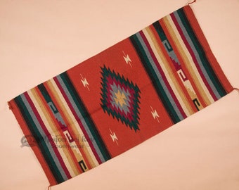 32x64 Southwest Fiesta Rug -Rust