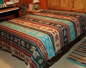 Southwestern Bedspread -Nuevo Domingo Bright