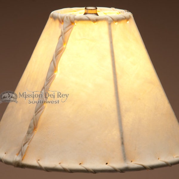 10" Rawhide Lamp Shade -Southwest