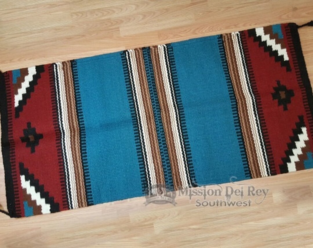 Handwoven Wool 8 Lb. Saddle Blanket 32x64 Etsy