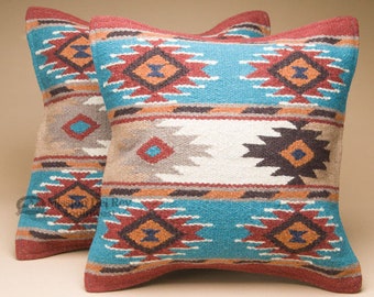 18x18 Southwestern Pair of Pillow Covers -Coconino Pattern