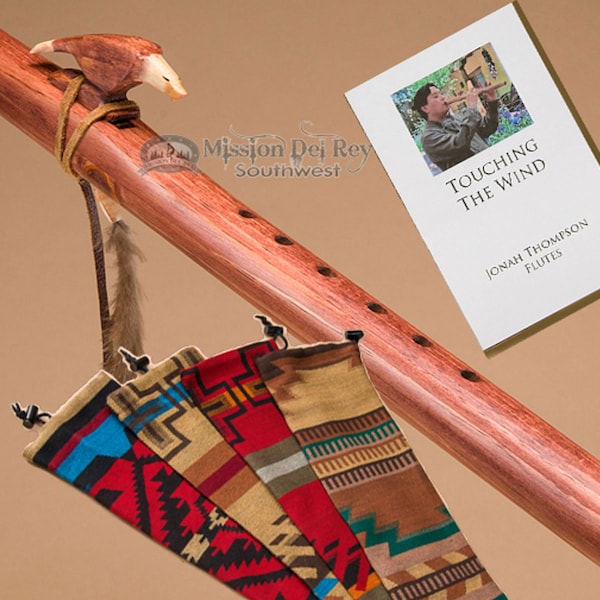 Native American Flute & Bag Pack -Walnut Eagle