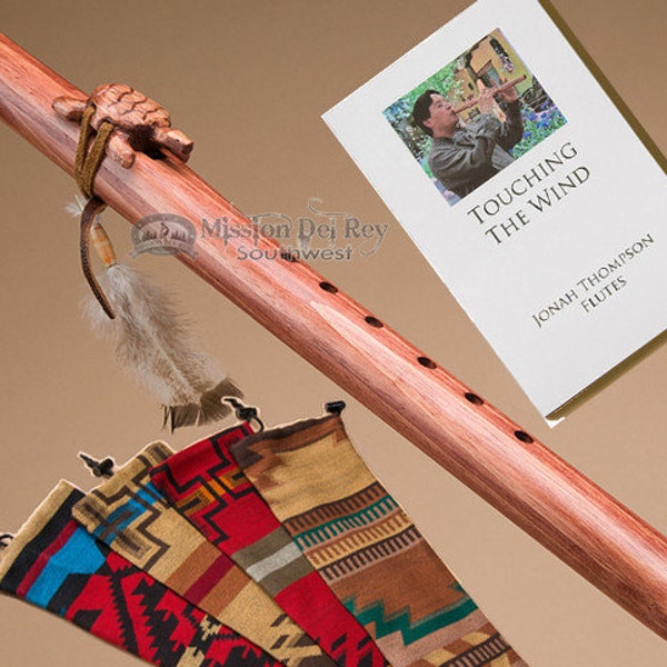 Native American Flute & Bag Pack -Walnut Turtle