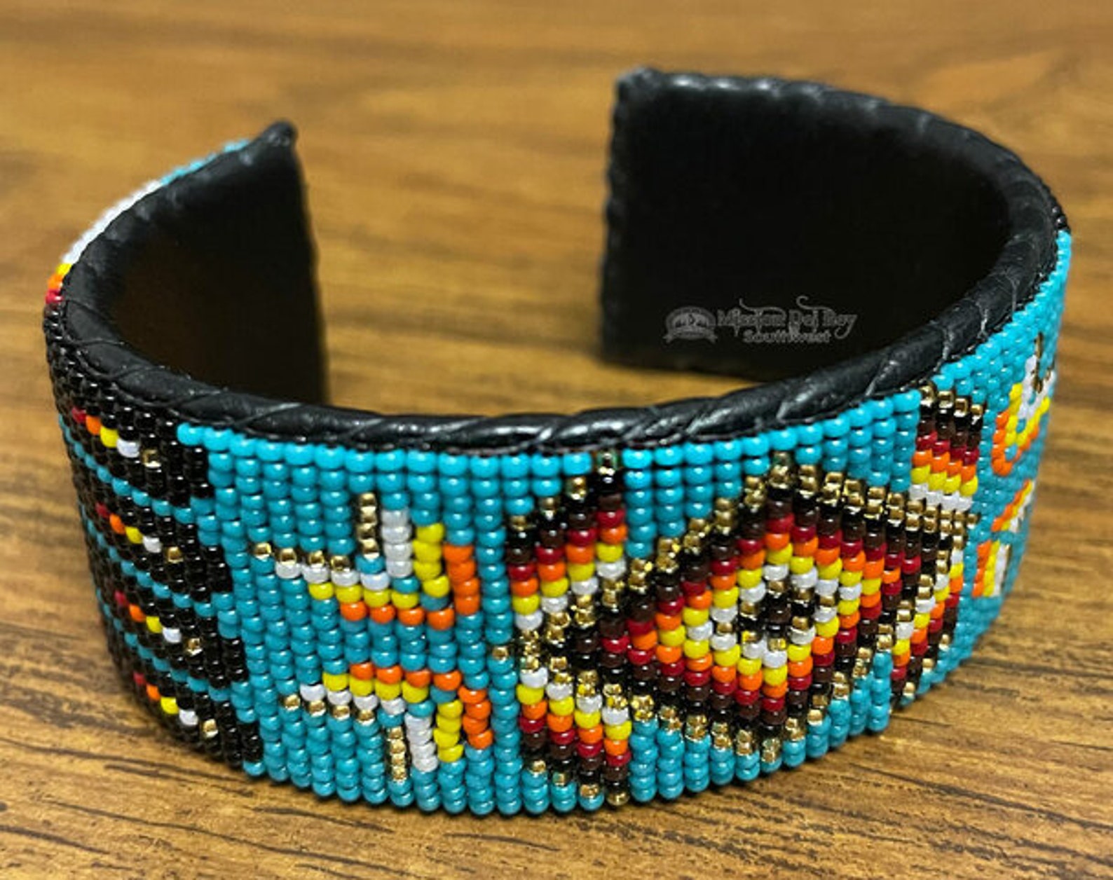 Navajo beaded cuff bracelet Clearance