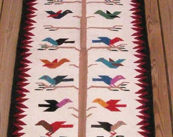 Southwest Wool Tapestry 27"x44" -Tree Of Life